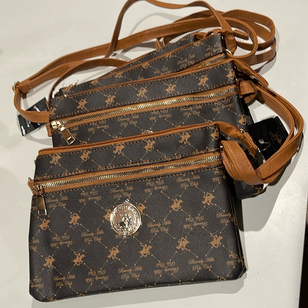 I have 4 purses. Sold separately. Brown /tan crossbody.
